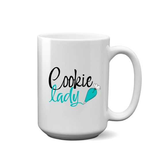 Coffee Mug, Cookie Lady Coffee Mug, Cookier, Baker, Cookie Artist, Cookie Queen, Cookie Hair Don't Care, Baking Gift, Cookier Gift Il_570xn