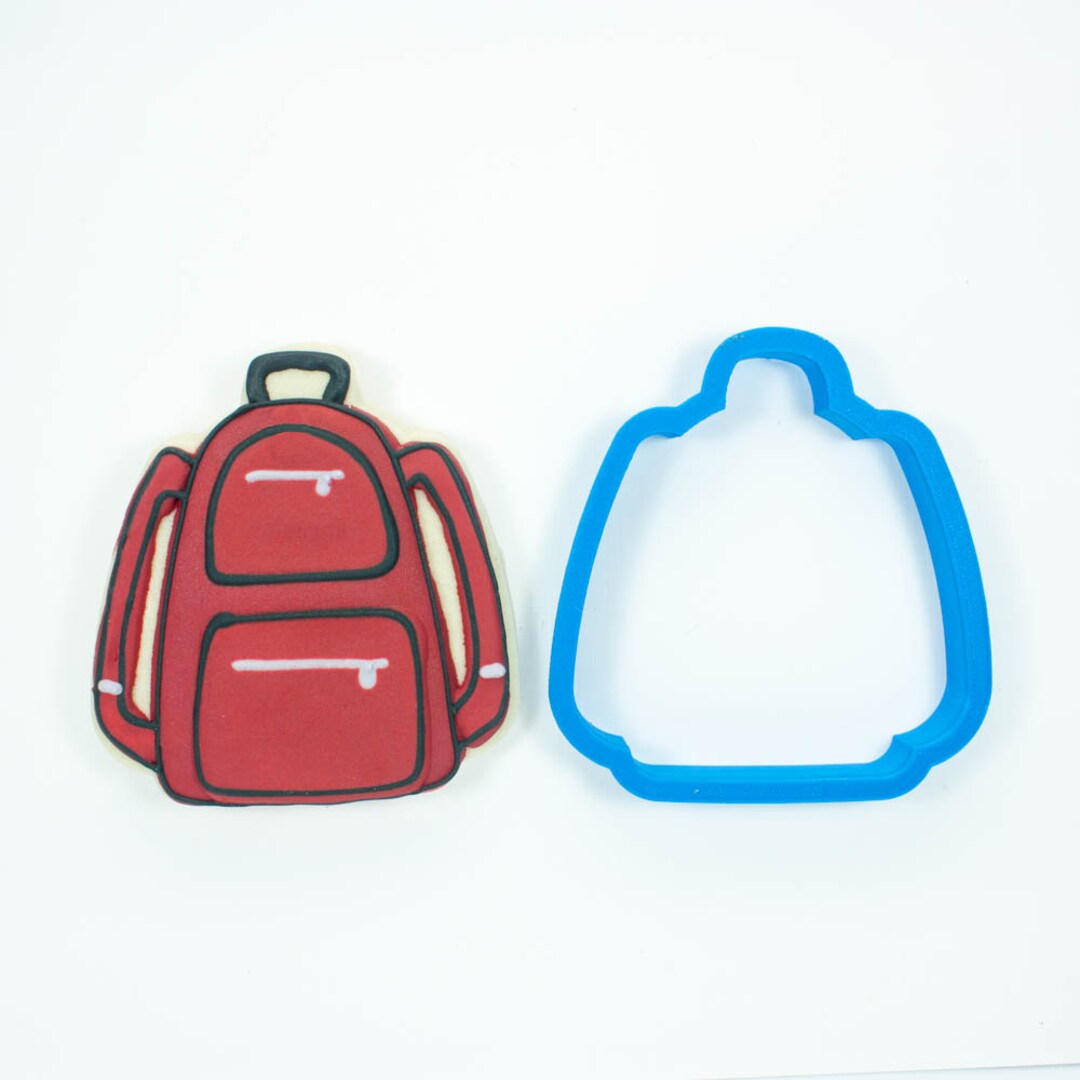 Backpack Cookie Cutter School Cookie Cutters Bag Cookie Etsy