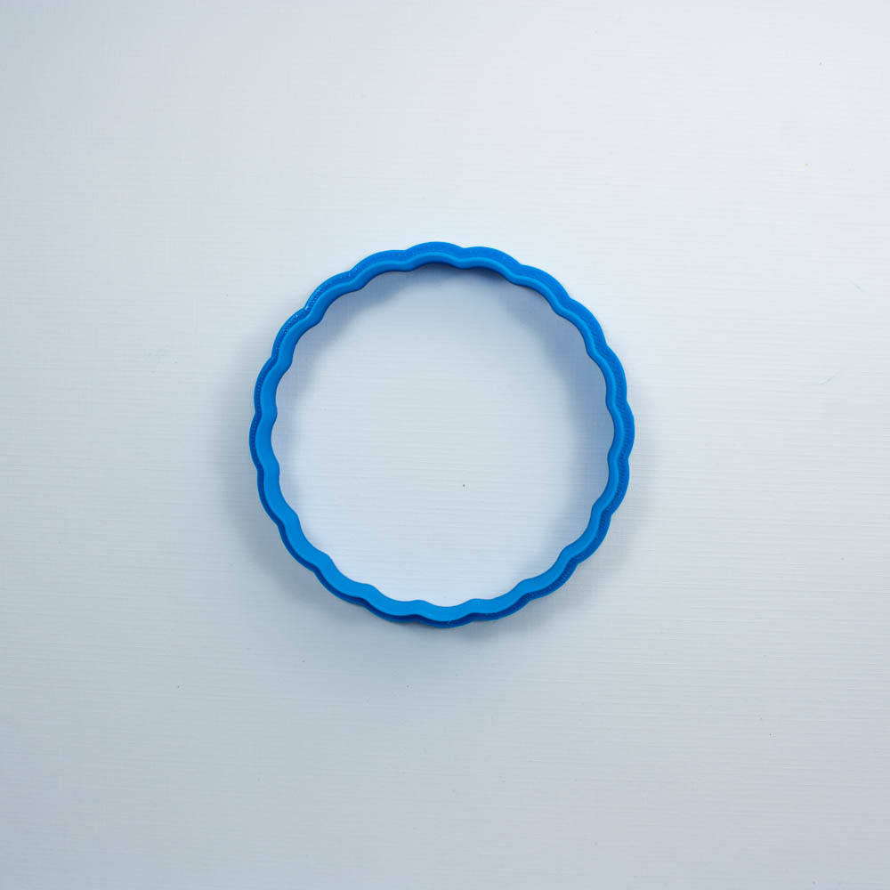 Fluted Circle Cookie Cutter Circle Cookie Cutters Mini Etsy