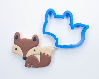 Woodland Animals Set - Fox, Deer, Skunk,and Hedgehog Cookie Cutters