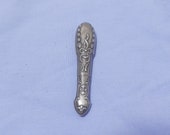 Antique Art Nouveau French Solid Silver Sewing Needle Case Etui Holder Stunning