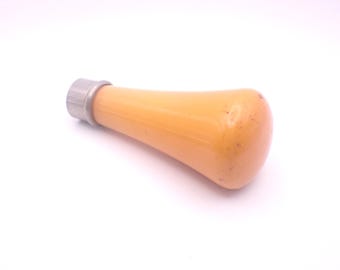 Vintage Walking Stick Cane Parasol Umbrella Handle Egg Yolk Bakelite