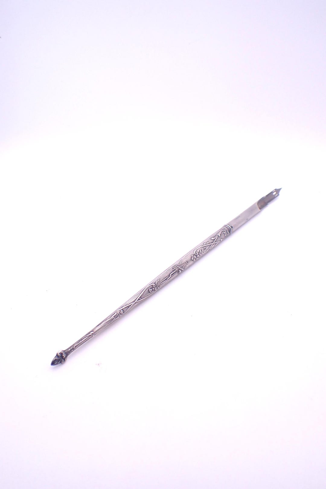 antique-dip-pen-french-art-nouveau-hallmarked-silver-etsy