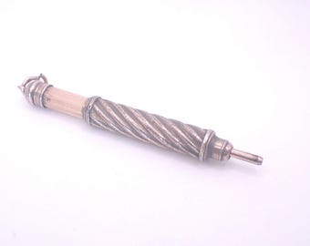 Antique Gold Filled Victorian Twisted Telescopic Pencil by LW