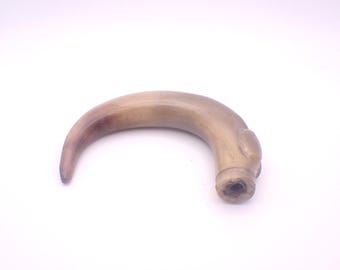 Walking Stick Cane Parasol Umbrella Handle Carved Horn