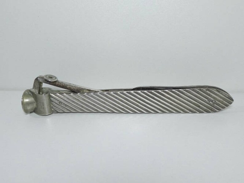 Antique Cigar Cutter Art Deco Nipper Large Silver Fob French Etsy