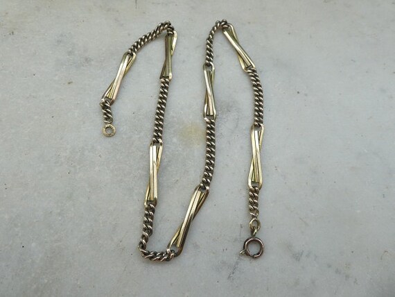 pocket watch chain gold plated
