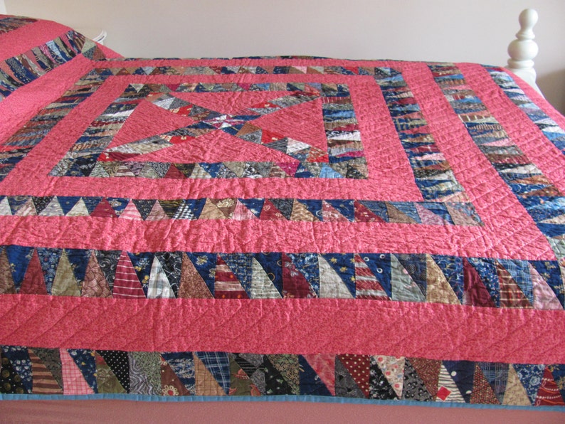 Antique Quilt, X Medallion Pattern, Civil War Era Etsy