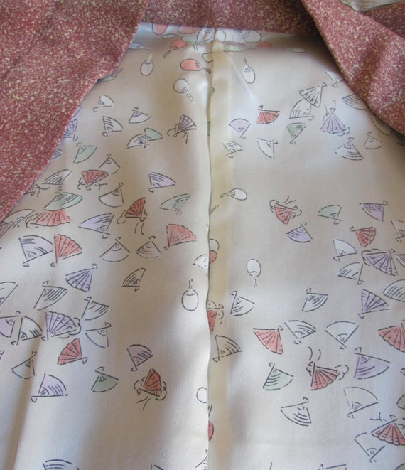 Silk Haori (Short Kimono) Jacket, Vintage - image 4