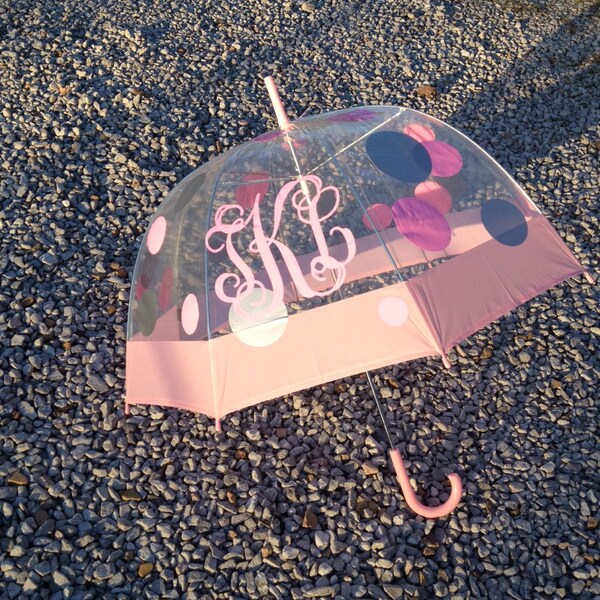 Monogrammed Dome Umbrella