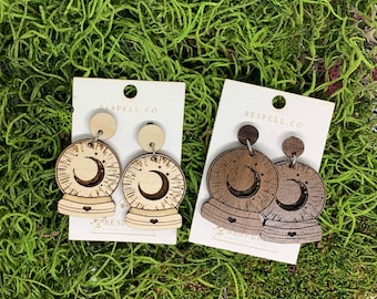 Crystal Ball Earrings