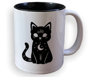 Moon Cat Mug