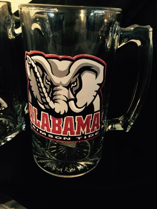 Customized Alabama Beer Mugs Etsy