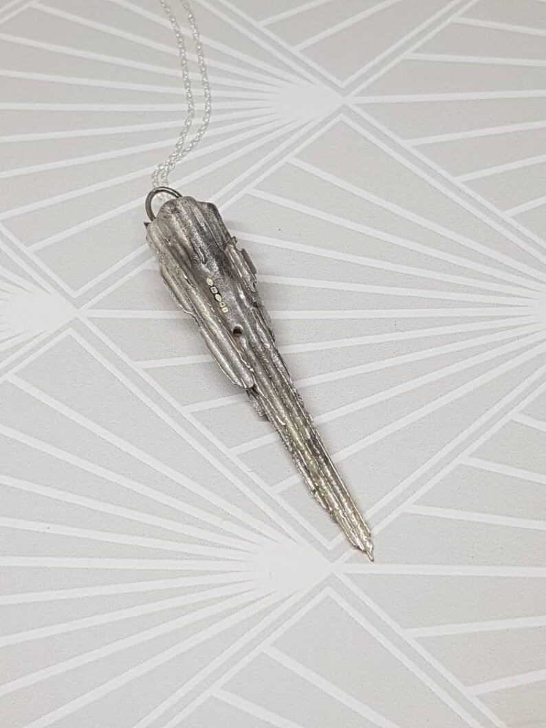 925 sterling silver pendant Solid silver spaghetti cast shard Spaghetti casting heavy chunky jewelry wearable art statement jewellery
