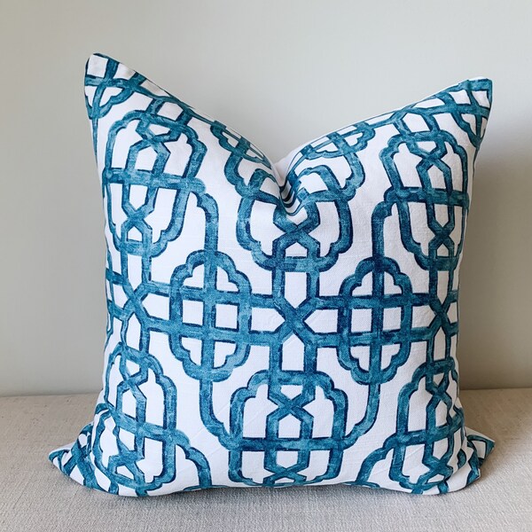 Lattice Pillow Etsy