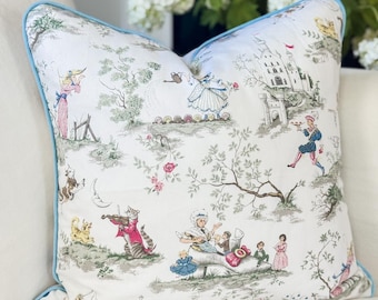Covington Over The Moon Toile Pillow Cover - Farmhouse Decor
