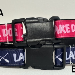 Verstelbare hondenhalsband, handgemaakt grosgrain lint