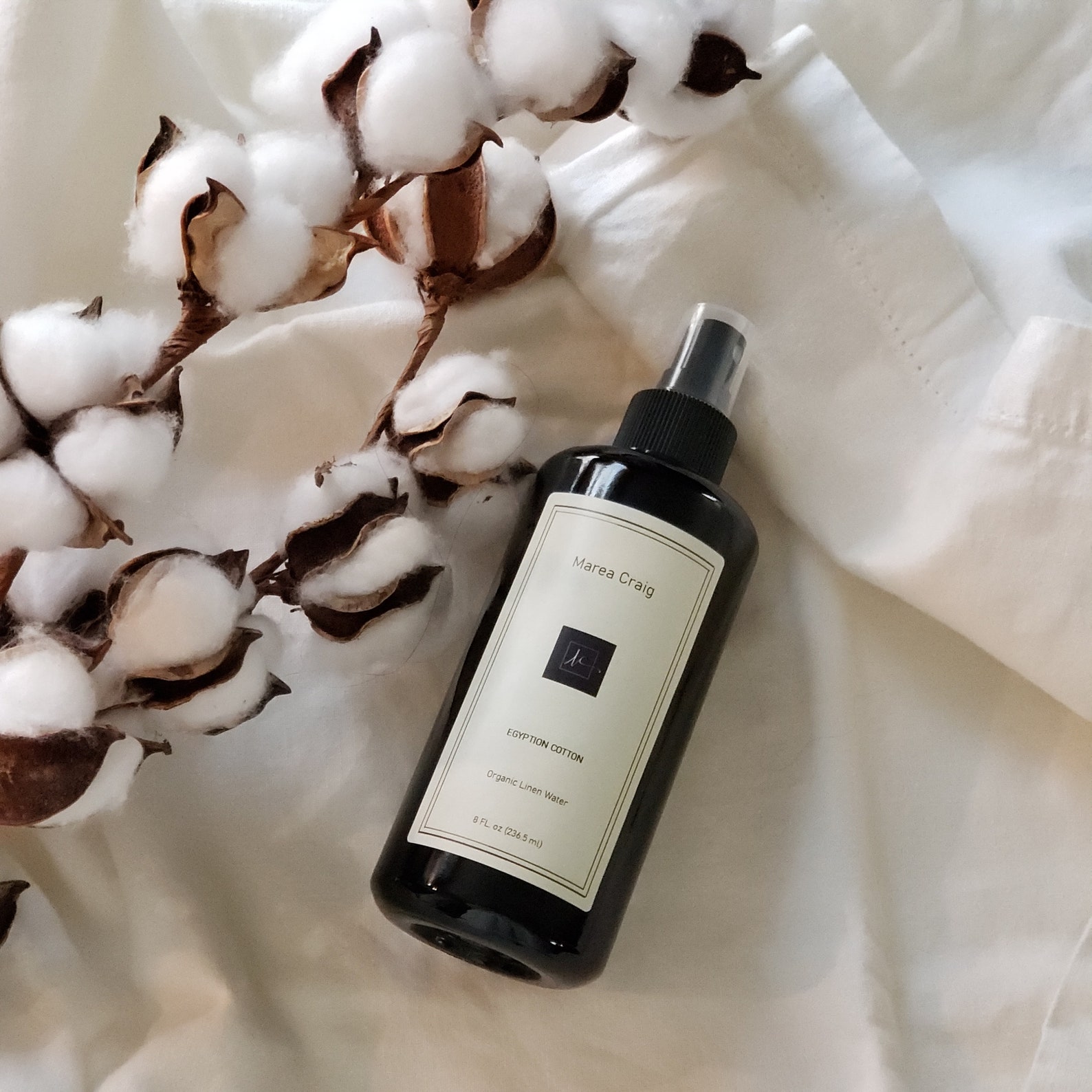 EGYPTIAN COTTON Linen Water, Organic Linen Spray, Organic Room Spray