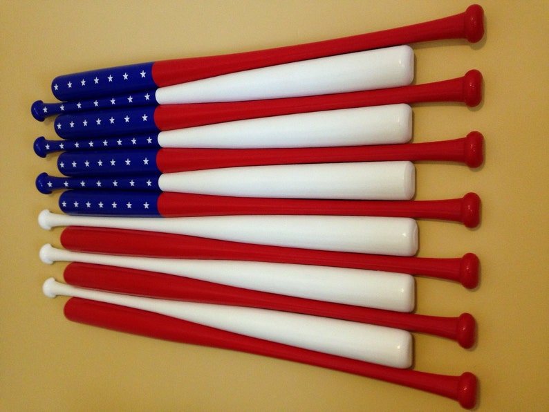 Custom Baseball Bat Flag 28bats Etsy