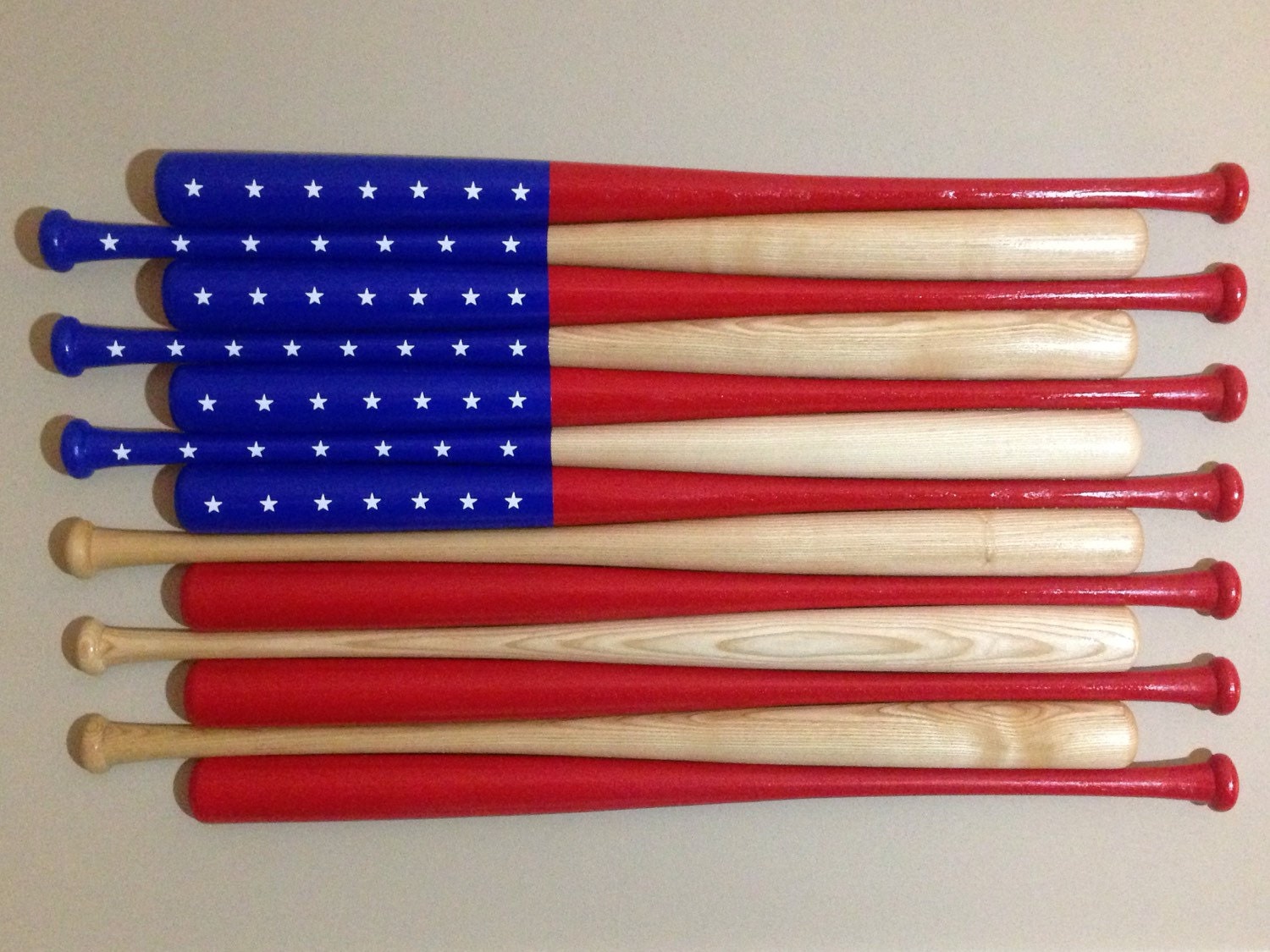 Baseball Bat Flag 34 Wood Bats Etsy