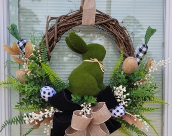 Easter wreath,  grapevive Easter, farmhouse Easter decor, entryway Easter decor,  Easter decorations