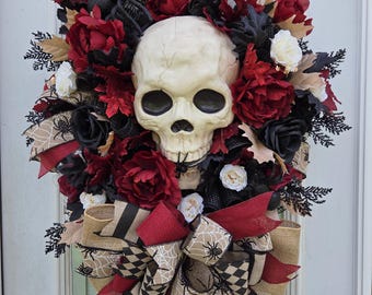 フラワー・リース Halloween wreathe swag il_1080xN.5141461447_15rd.jpg