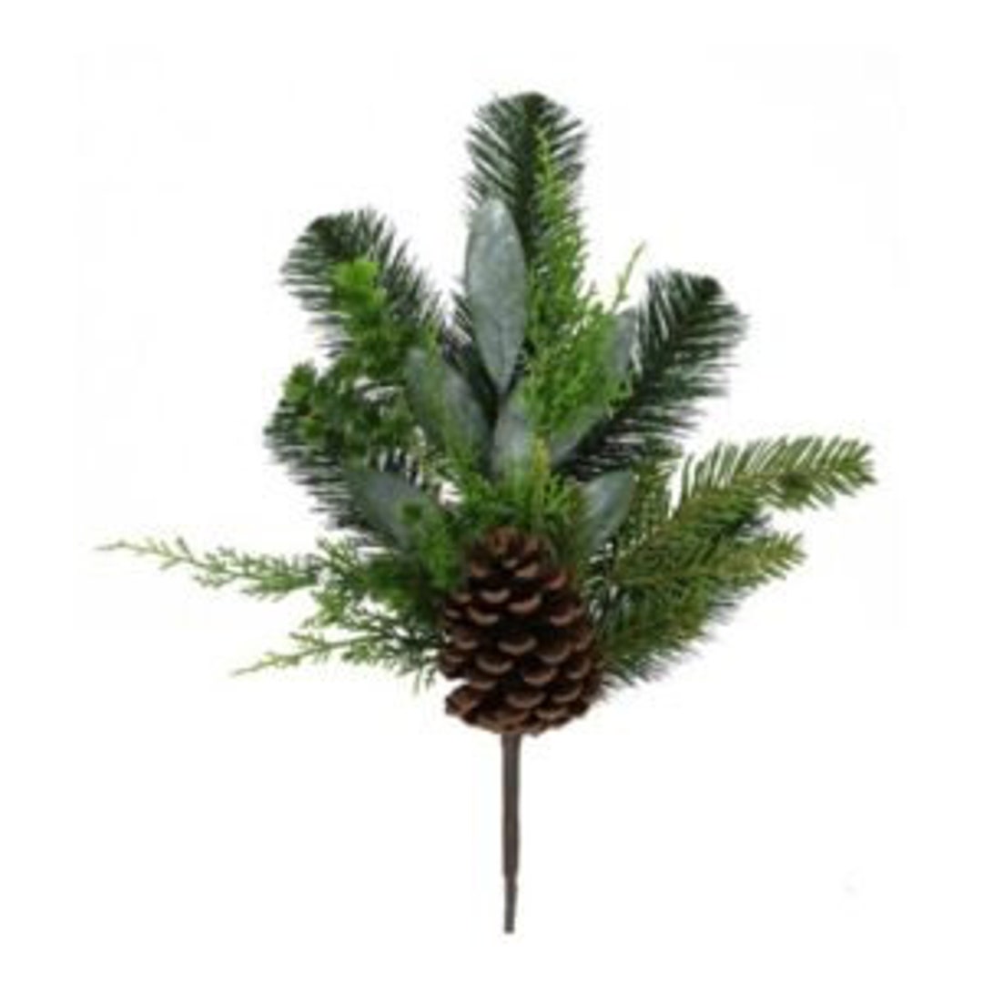 17 Greenery/pine Cone Spray Pine Pick Pine Spray Wreath - Etsy