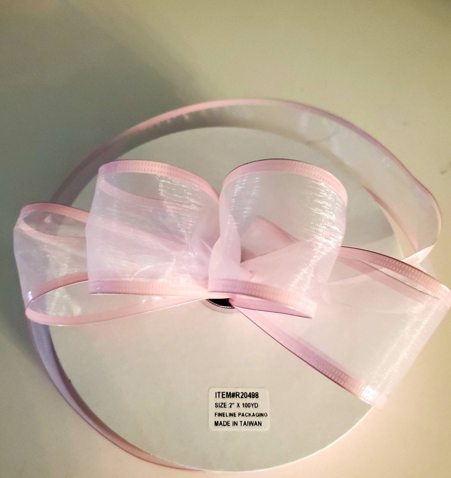 1+1/2x 100yds Sheer Organza Ribbon