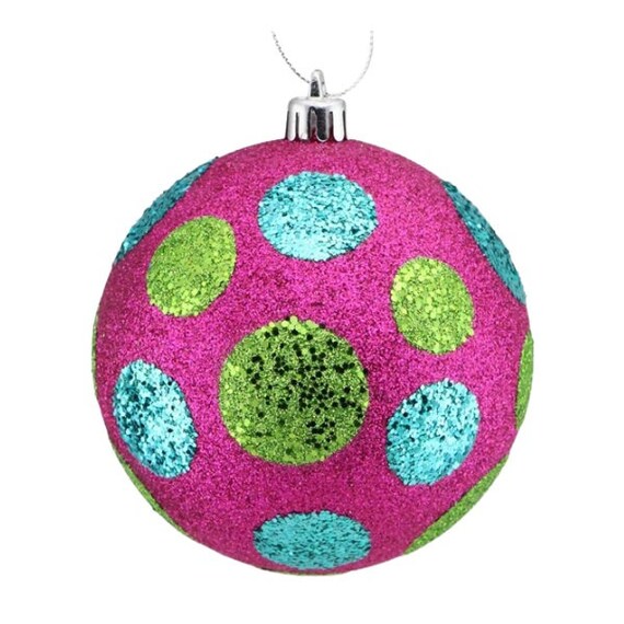 100mm Green Ornament w Jewels