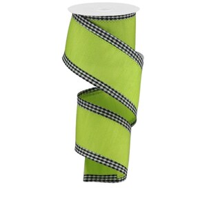 2.5&quot;X10yd Faux Dupioni Mini Gingham Edge