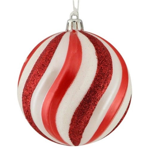 2.36-Inch Clear Plastic Fillable Christmas Ball Ornaments for DIY Crafts:  Set of