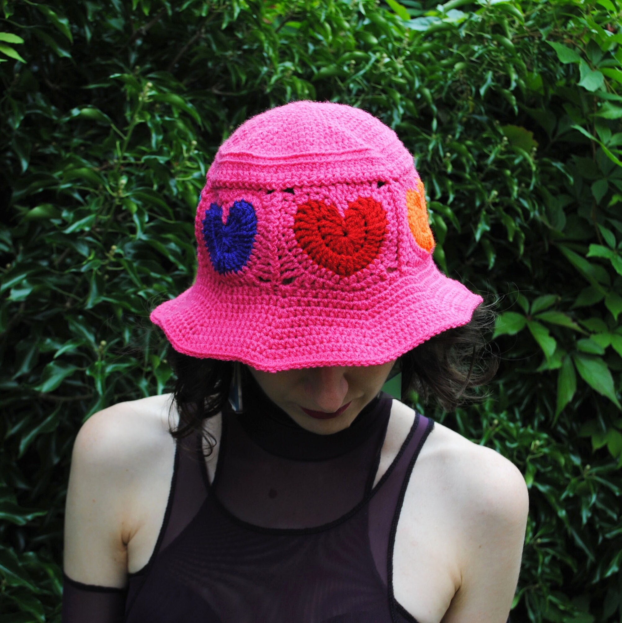 MUST BE LOVE Crochet Bucket Hat | Etsy 