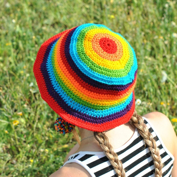 Bucket hat rainbow 2025