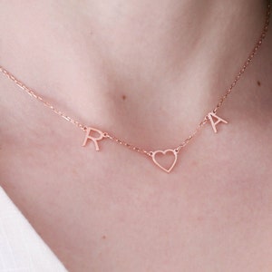 Personalized Name Necklace - Initial Necklace - Letter Necklace - Custom Necklace - Wife Gifts - Gifts For Mom - Minimalist- Birthday Gift