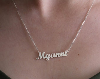 Custom Name Necklace, Personalized Necklace Gift, Personalized Jewelry, Dainty Name Necklace, Bridesmaid Necklace, Mothers Day Gift