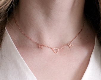 Custom Initial Necklace for Mom, Personalized Jewelry, Letter Necklace, Mothers Day Gift for Her, Minimalist Necklace, Handmade Jewelry