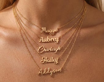 Custom Name Necklace, Personalized Grandma Birthday Gift, Dainty Nana Necklece, Christmas Gifts for Mimi