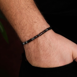 Personalized Morse Code Bracelet, Custom Mens Womens Bracelet, Anniversary Birthday Gift,Adjustable Bracelet,Personalised Gift for Men Women