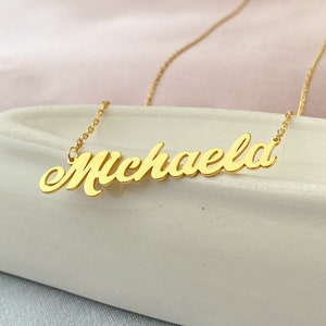 Personalized Name Necklace Custom Name Necklace Gold Name Necklace Personalized Christmas Gift For Her Name Necklaces For Women Name Jewelry