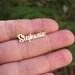 925 Sterling Silver Name Necklace, Custom Name Jewelry, Christmas Gifts For Her, Personalized Gold Name Necklace, Christmas Jewelry For Mom