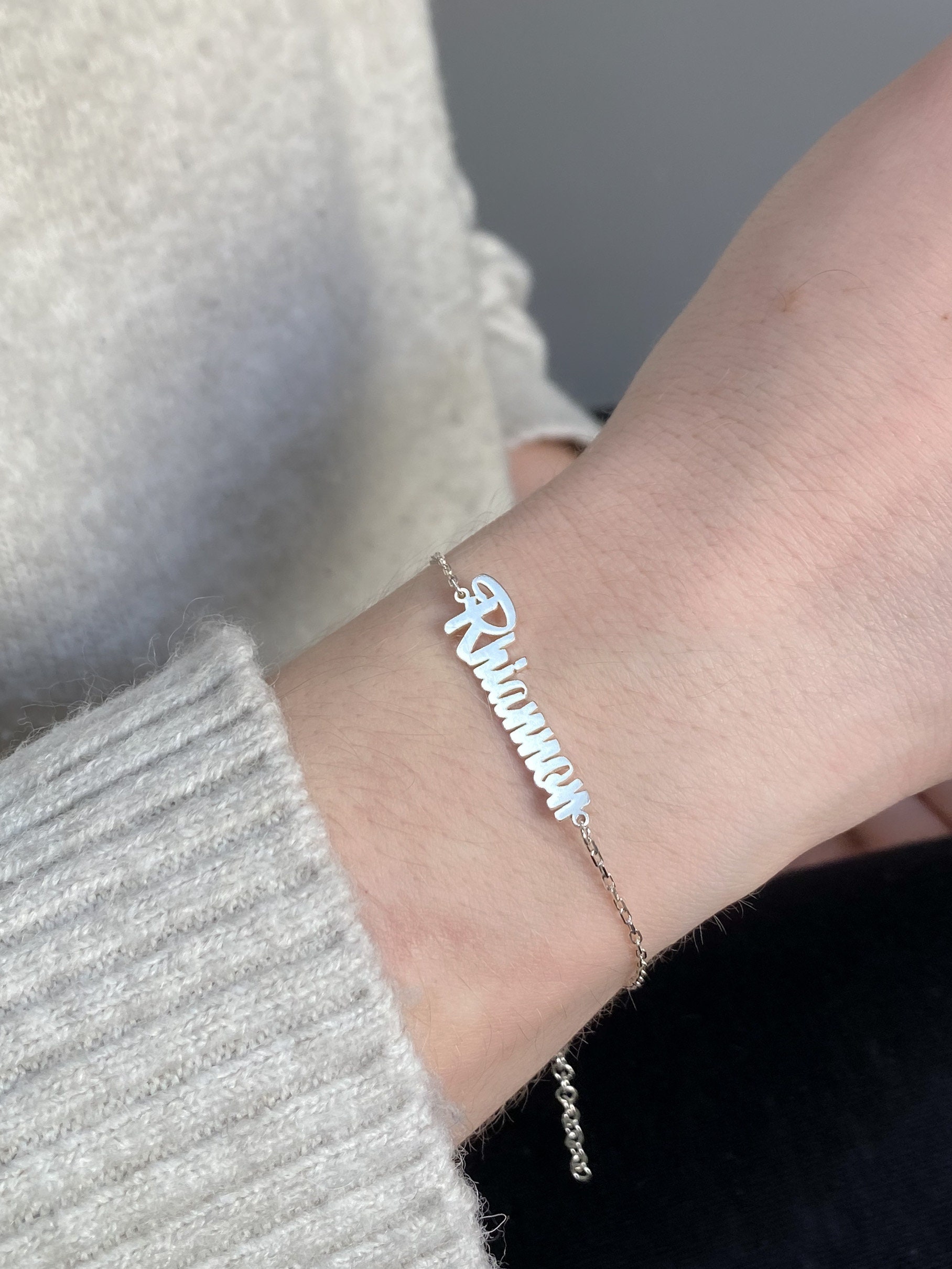 刻印有り SILVER 925 BRACELET Vintage Sterling Silver 925 Men's Jewelry Chain Bracelet