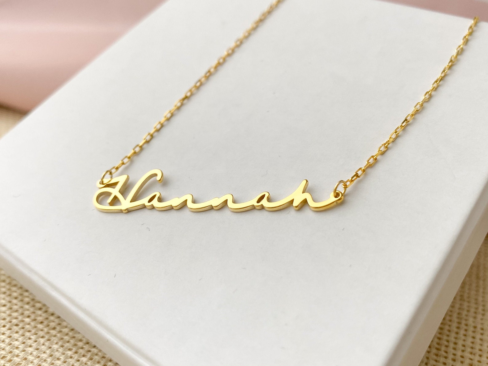 Baby name necklace Clearance