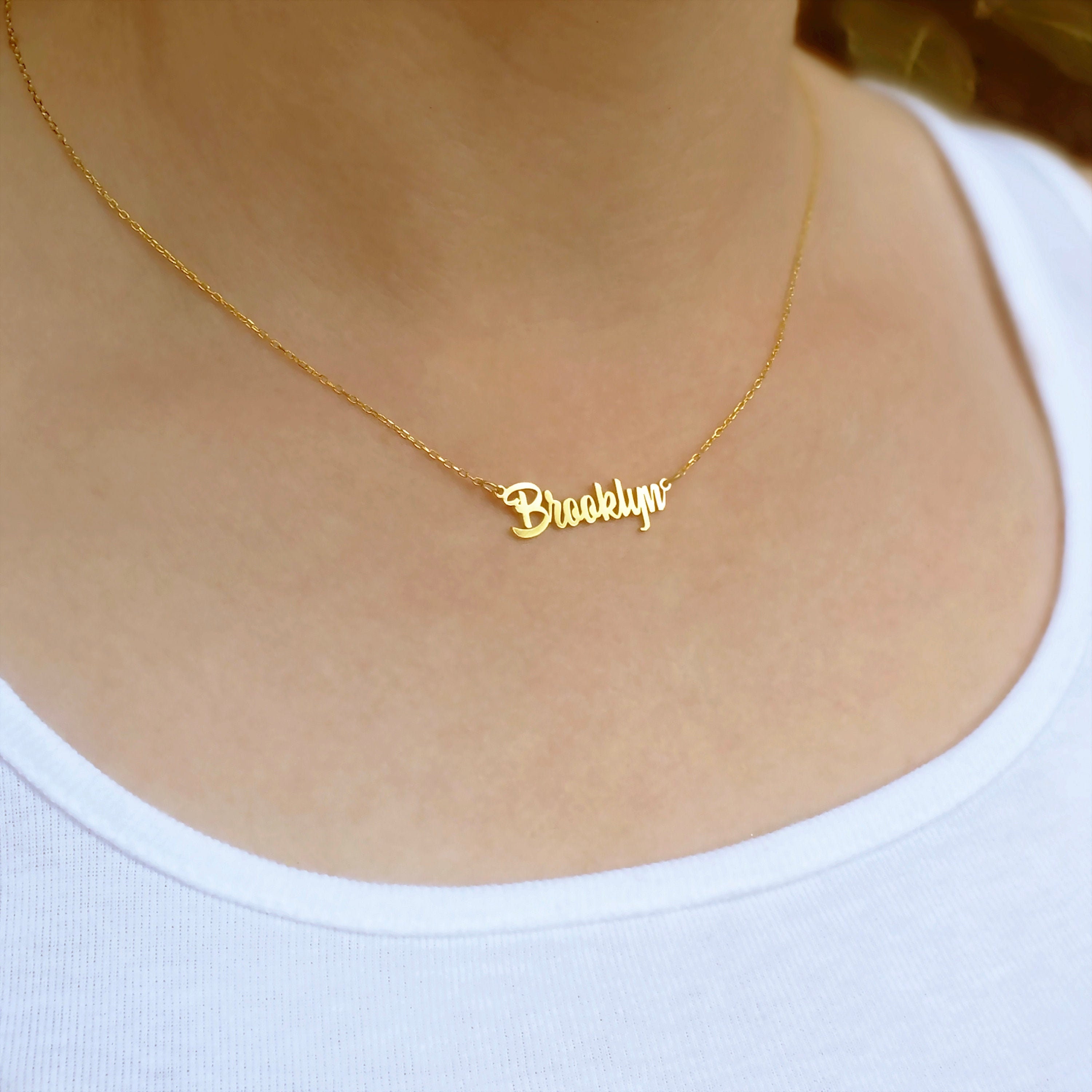 Brooklyn sale name necklace