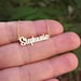 Sterling Silver Name Necklace, Custom Name Necklace, Christmas Gift For Her, Personalized Jewelry, Baby Name Necklace, Birthday Gift Ideas 