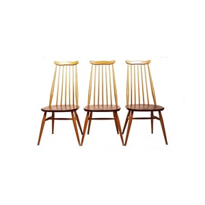 Lucian Ercolani Ercol Goldsmith Beech and Elm Windsor Dining Chairs Price Per Chair - 1960&#39;s Made in England