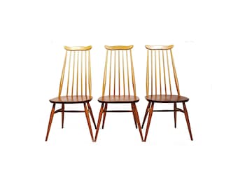 Lucian Ercolani Ercol Goldschmied Windsor Esszimmerstühle aus Buche und Ulme Preis pro Stuhl - 1960er Jahre Made in England