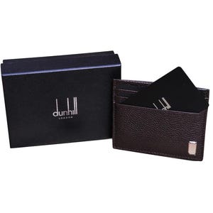 Alfred Dunhill Women's RFD Black Leather Expandable Leather Wallet/Clutch Mini Bags Australia