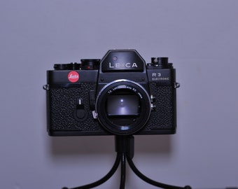Leica R3 Electronic 35mm analogue SLR camera body only with Leica T2 Leicaflex R3 mount - Made in Portugal