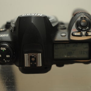 Nikon D200 DSLR Camera body only with woven Nikon D200 branded strap image 5