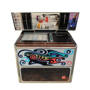 Rock-Ola Model 469 Integrated Circuit Solid State Stereophonic Music System Jukebox 1977 Hamburg West Germany